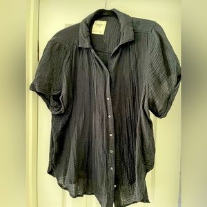 Black Abercrombie button down